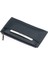 Hakiki Deri Fermuarlı Unisex Kartlık - Lacivert 4