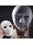 Beyaz Renk Boyanabilir Anonim Tam Yüz Cosplay Maske 24X18 cm 2