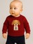 Erkek Bebek Köpek Desenli Sweatshirt 1
