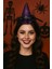 Cadı Şapkalı Halloween Parti Tacı Tüllü Mor Cadılar Bayramı Aksesuarı 1