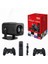 Depomix Android Projeksiyon Siyah Taşınabilir Sinema Projektörü 4K 1080P Ev Sineması Bluetooth 4
