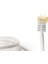 Lan Kablo Cat 6A - 15M - 90° Dişli Fiş - RJ45 Ağ Kablosu - S/ftp Korumalı - Gri 4