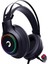 Kugon USB Gaming Headset - 7.1 Virtual Surround Sound, Wired LED Headphones With 50MM Drivers, Comfort Design, 360 Spatial Audio, Noise Cancelling Mic For Pc, Laptop, Black 1
