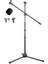 MS06S Mikrofon Standı - Mikrofon Sehpası (Sünger ve Tutacak Dahil) 1