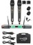 Merz URX-835EE Uhf Üst Kalite Çiftli El Telsiz Kablosuz Mikrofon Seti 1
