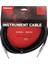 Planetwaves2 PW-BG-20BK Gitar Kablo 6 Metre Braided Inst Cbl Bk 1