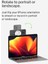 Mac Dizüstü Bilgisayarlar Için Magsafe iPhone Tutucu; Kamera Aktarma Fonksiyonlarının Kullanımı Için Kolay Manyetik Sabitleme, iPhone 16, Plus, Pro, Pro Max, 15/14/13/12 ile Uyumlu, Beyaz 3