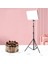 22 Inch 47CM x 31CM Beyaz LED Aydınlatma Uzaktan Kumandalı Yayıncı Işığı Youtuber Twich Yayın Işığı Ürün Göresel Fotoğraflama Tripodlu Aydınlatma (22 Inch - L-3560) 1