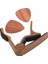 Akustik Gitar Capo, Masif Ahşap Silika Jel Kelepçe, Ergonomik Tasarım, Bas, Ukulele, Keman, Hızlı Değişim Capo, Müzik Aleti Akorları Için 2 Seçmeli 4