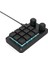Programlama Makro Kablolu Klavye Özel Rgb 12 Tuşlu Kopyala Yapıştır Düğmesi Mini Klavye Oyun Hotswap Macropad Siyah 1