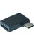 4658 Type-C 3.1 To USB 3.0 Şarj 90 Dirsek Köşe Çevirici Dönüştürücü Adaptör 1