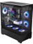 CF925 Tamperli Cam Gaming Oyuncu Kasası Siyah - 3 Rgb Fanlı, Kumandalı, Itx/m-Atx/atx/e-Atx Uyumlu 4