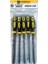 MEŞEM-1290 32 cm Büyük Boy 5 Li Eğe Seti Marka Yüksek Kalite Üçken Kare Oval Set 1410 2