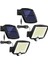 Dış Mekan Için Solar Lamba, 118 LED Solar Lamba, Hareket Sensörlü, IP65 Su Geçirmez, 120° Aydınlatma Açısı, Bahçe Için Solar Duvar Lambası, 5 M Kablolu, 2 Adet. 1