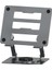 Stant Çelik Standı Ergonomik Bilgisayar Yükseltici Her Açıda Ayarlanabilir Stand Tüm Boyutlarda Notebook Uyumlu Notebook Standı Bilgisayar Stant (Gri - 360) 1