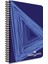 Dalga Desenli Spiralli Defter, A4, 100 Yaprak, 70G Kağıt, Çizgili, Dayanıklı Kapak, Kolay Açılan Spiral Cilt, Asorti Renkler 1