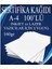 Sertifika Kağıdı Kalın 100 Adet Gramajlı Fotokopi Kağıdı 160 gr Tüm Yazıcılara Uyumlu 21X29.7 cm Kalın Baskı Kağıdı 1