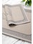 Pamuklu Kilim Yıkanabilir Banyo Paspası 2'li Klozet Takımı 60X100-50X60CM Çiçekli 5