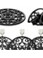 Kitchen Silikon Trivet Mat | Sıcak Yemekler, Pedler, Trivetler, Mikrodalga, Tencere ve Meksika Duvar Dekoru Için Trivets (Siyah) 3