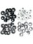R Memory Keepers 18676008 - Crop-A-Dile - Eyelets, 4 Renk Tonu Her Biri 15 Adet, Gri 1