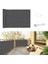 Guard Balkon Gizlilik EKRANI,75X500CM Pes Uv Korumalı Balkon Brandası, Hava Şartlarına Dayanıklı, Kablo Bağı Dahil(Antrasit) 1