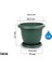 D006 Damla Saksı Set No: 6, 5 Litre, 26,5 Cm, Yesil 2