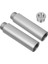 1 Takım Mikrofon Aksesuarı Mikrofon Kolu Standı Uzatma Tüpü Kol Standı Için Uzatma Çubuğu Bom Kolu Mikrofon Standı Uzatması Stand Uzatıcılar Silver Alüminyum Alaşım 1