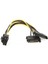 2 x Sata - 6+2 Pin Pcı-E Dönüştürücü Kablo (DK-CB-P203) 1