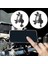 GA11 Motosiklet Bisiklet Telefon Tutucu Ister Ayna Ister Gidon Tuttur Ikisi Bir Arada Şok Emici Damperli (Shockproof, Gidon ve Ayna Montajı) 3
