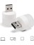 Mini LED Lambalar, Okuma Işığı, USB Gece Lambası, Mobil Led, Bebek Uykusu, Mobil Şarj Lambaları Için Küçük Yuvarlak Işıklar (4 Adet) 2