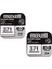 x Maxell 371 SR920SW Gümüş Oksit 0 Mercury Saat Pilleri, 2 Adet 1