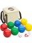 90 mm Backyard Boccia Seti, 8 Küre, Pallino, Çanta ve Ölçüm Ipi - Birinci Sınıf Reçine 1