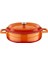 Döküm Çok Amaçlı Yayvan Tencere 24 cm Turuncu - Lv Y St 24 K2 1