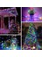 Solar Güneş Enerjili Rgb 100 Led, 12 Metre,8 Modlu, Peri LED Bahçe, Veranda, Avlu, Balkon, Havuz Kenarı, Düğün, Parti, Peyzaj Aydınlatma Su Geçirmez Lamba 2
