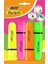 Marking Flat Higlighter Fosforlu Kalem 4'lü Blister, 4 Renk (Sarı, Turuncu, Pembe, Yeşil), Su Bazlı, Hızlı Kuruyan Mürekkep 1