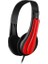 FHP-125R Mikrofonlu Kulak Üstü Siyah-Kırmızı Kulaklık 2