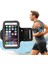 Iphone Samsung Xiaomi Huawei ile Uyumlu Universal 6,3" Inç E Kadar Uyumlu Anahtar Koyma Bölmeli Spor, Koşu,yürüyüş Için Kol Bandı Siyah 1
