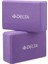 Çiftli Yoga Blok - 2 Adet Yoga Block - Eva Yoga Bloğu Seti,mor 2