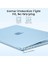 MacBook Air 13 Inç M4 M3 M2 2025 2024 2022 Için Uyumlu Kılıf [orijinal Dokuyu Sunar] 13.6" A3240 A3113 A2681 Için Ultra Ince Görünmez Yarı Saydam Sert Kabuk Kapak - Mat Gök Mavisi 4