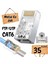 M117XF Cat6 Jack/35 Adet-Metal Ez/yeni Nesil RJ45 Cat6-8p/8c Açık Uçlu/cat6 Konnektör (Cat6 Metal Ez Jack, 35) 2