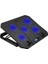 Ventus 5 Fanlı LED Aydınlatmalı Notebook Soğutucu Siyah 1