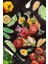 Cam Kesme Tahtası ve Sunum Tablası Sebze Desenli 20 x 30 cm 3