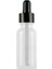 30 ml Metal Kapaklı Damlalık Dropper Şişesi Serum 30 cc Cam Şişe 6 Adet (Siyah Kapak, Şeffaf) 4