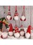 Noel Cüceleri Asılı Süsler 8'li Set, Isveç Cücesi El Yapımı Peluş Noel Baba Elfleri Noel Ağacı Asılı Süslemeler Tatil Noel Süslemeleri 1