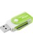 Için USB Sd Kart Okuyucu, Micro Sd Karttan USB Adaptörüne, Kamera Için Ms Duo/micro Ms Kart Okuyucu Hafıza Kartı Okuyucu, Pc/dizüstü Bilgisayar Için Kart Okuyucu Yeşil 1