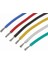20 Awg (0,81 Mm) Elektrik Teli Kiti, Renkli Tel 0,52 Mm² Esnek Silikon Tel (6 Farklı Renkli 7 M Makara) 600 V Yalıtımlı Tel Yüksek Sıcaklık Direnci 2