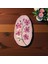 Pembe Çiçek Desenli Dekoratif Kayık Tabak – 28,5 cm x 16,5 cm 1