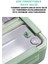 Bento 1100ML Lunchbox Tek Katlı 2 Bölmeli Paslanmaz Çelik Sefer Tası Yemek Kutusu (Yeşil) 3