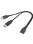 USB 3.0 Y Bölücü, 1 Çift Erkek ve 2 Dişi Adaptör Kablosu, Veri Senkronizasyonu ve Şarj Için Kullanılır, Sabit Sürücüler, Kameralar, Yazıcılar Vb. Ile Uyumlu (30CM-F/ÇIFT M) 1