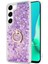 Samsung Galaxy S23 Plus Için Kılıf Glitter Liquid Holder [galaxy S23 Plus ile Uyumlu Kılıf - Mor] 1